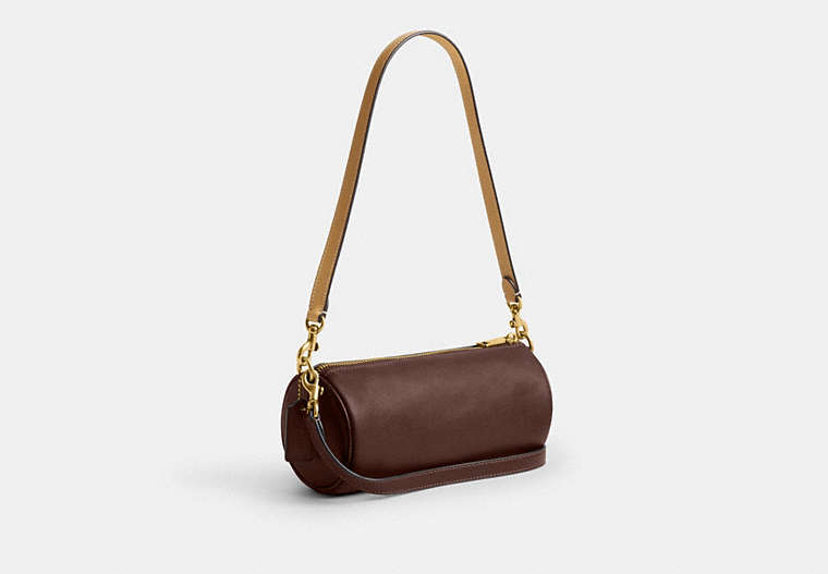 Barrel Bag - Brass/Maple