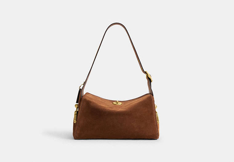 Turnlock Haversack Bag - Brass/Warm Brown
