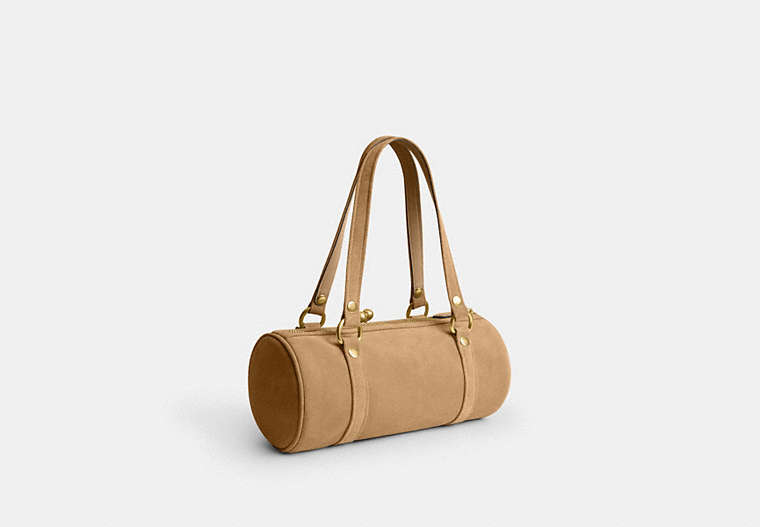 Kisslock Barrel Bag - Brass/Soul