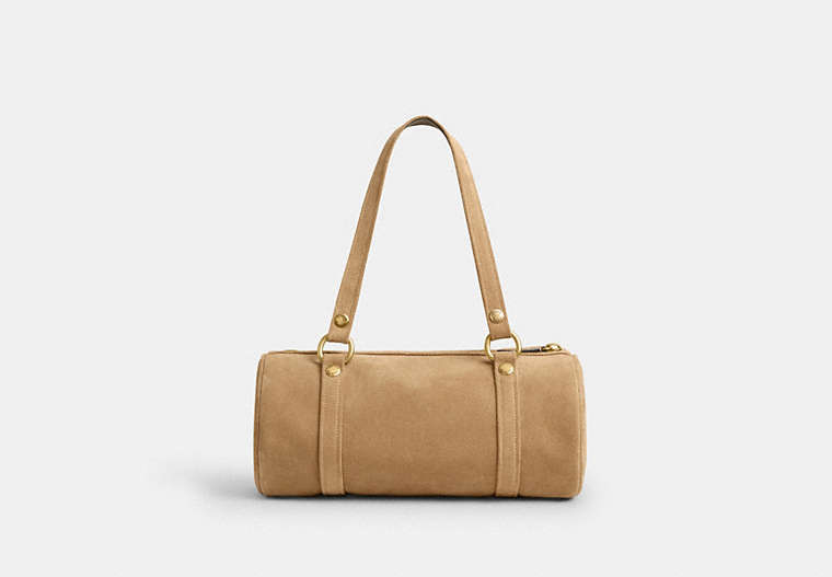 Kisslock Barrel Bag - Brass/Soul