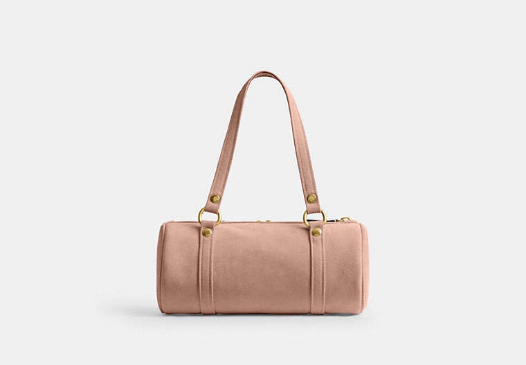 Kisslock Barrel Bag - Brass/Nuage
