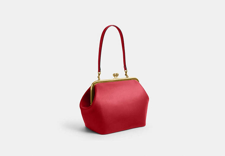 Kisslock Frame Bag 27 - Brass/Poppy