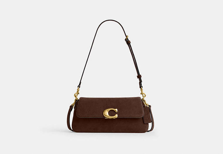 Jet Shoulder Bag - Brass/Dark Chocolate