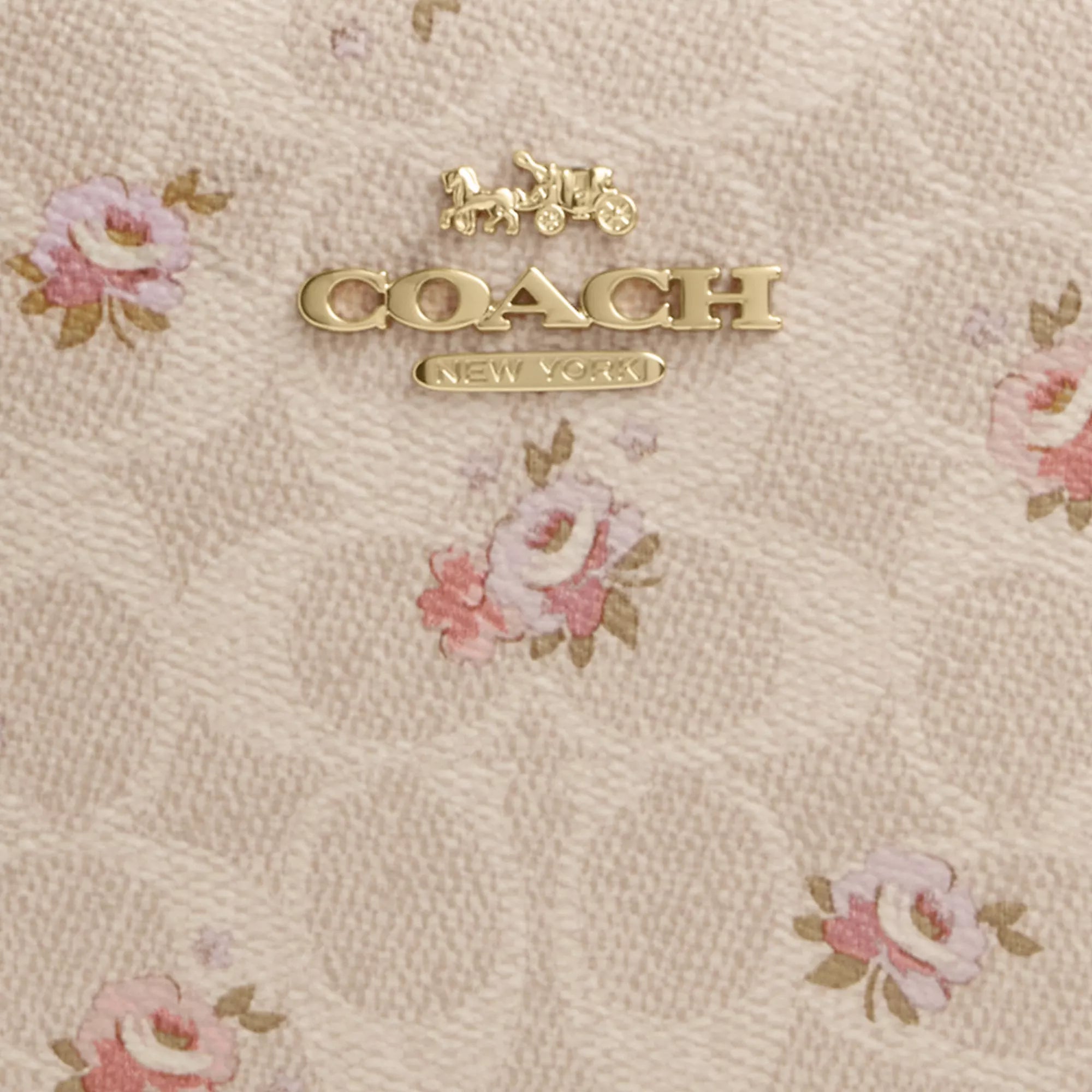 Coach Mini Jamie Camera Bag In Signature Canvas With Floral Print
