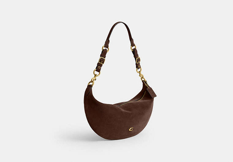 Paige Sling Bag - Brass/Dark Chocolate