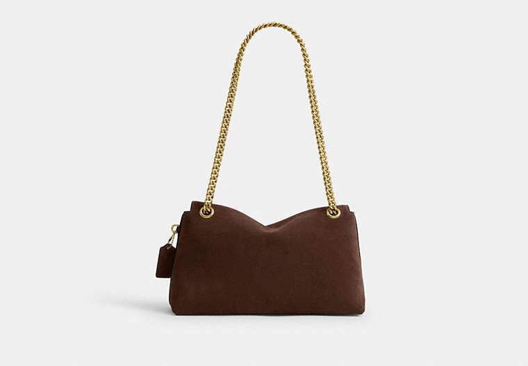 Chelsea Shoulder Bag 30 - Brass/Dark Chocolate