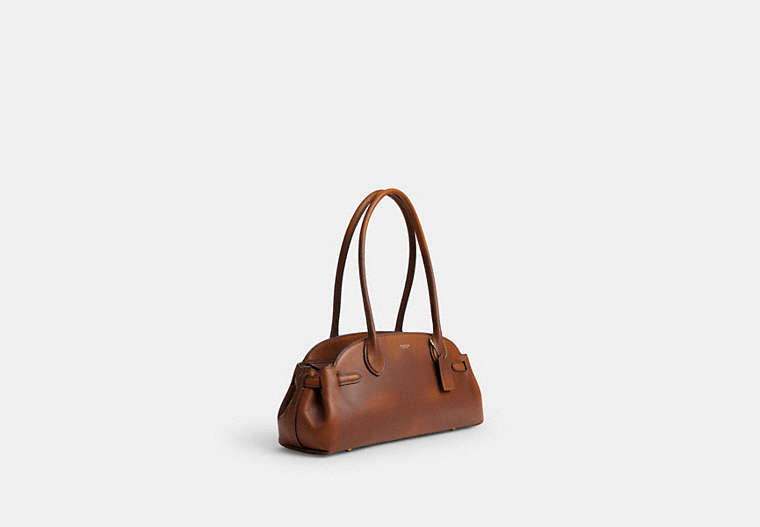 Empire Carryall Bag 34 In Loved Leather - Brass/Brown