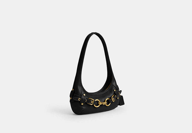 Belted Ergo Shoulder Bag 26 - Brass/Black