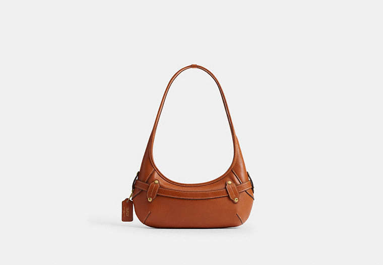 Belted Ergo Shoulder Bag 26 - Brass/Amber Brown