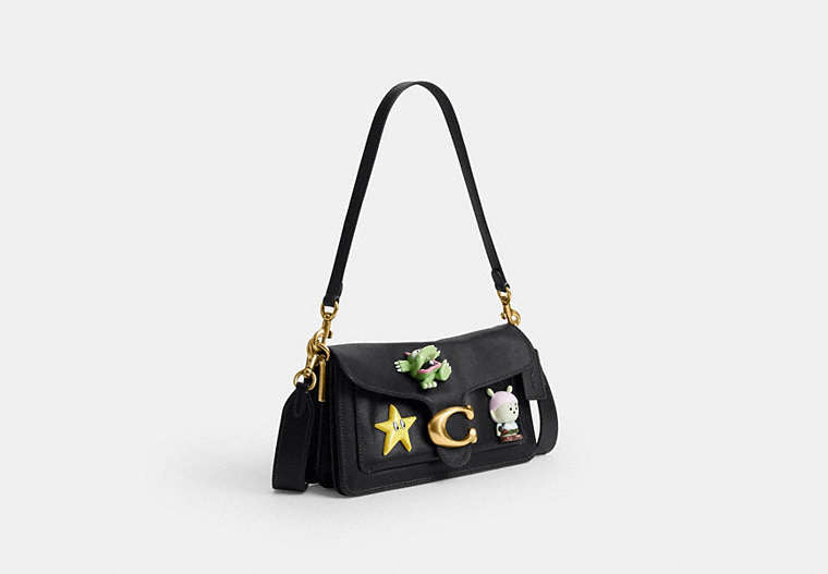 Tabby Shoulder Bag 26 - Brass/Black