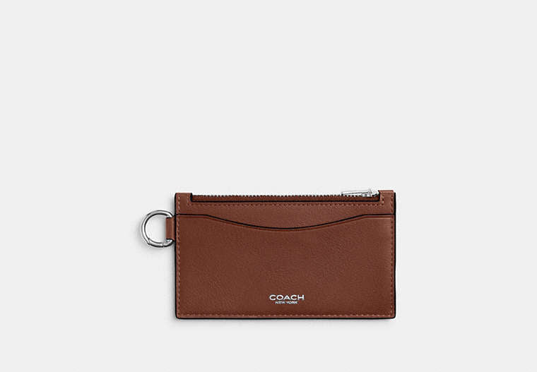 Zip Card Case - Redwood