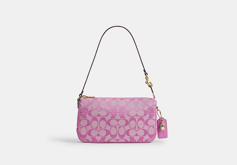 Coach | Brain Dead Plaza Bag In Signature Jacquard - Brass/Fuchsia
