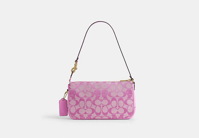 Coach | Brain Dead Plaza Bag In Signature Jacquard - Brass/Fuchsia