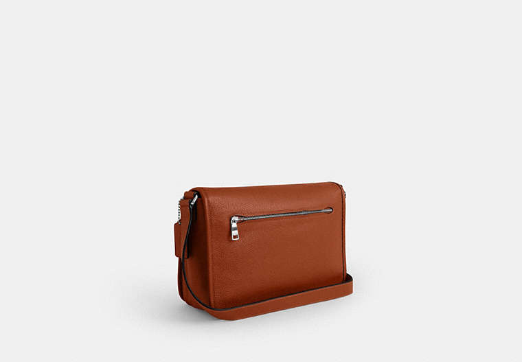 Colby Messenger Bag 32 - Silver/Amber Brown
