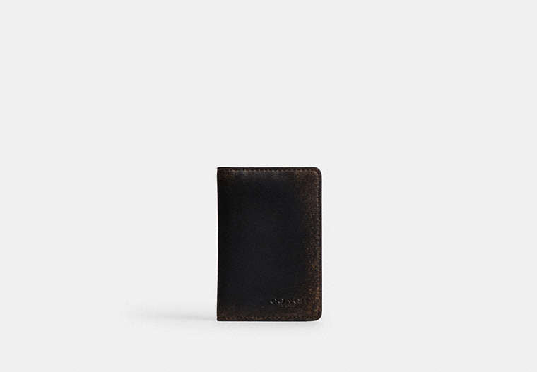 Coach ID Card Wallet In Loved Leather