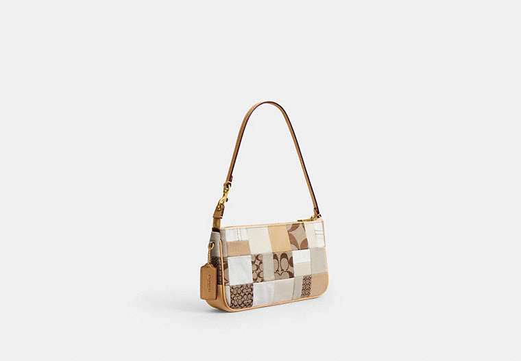 Plaza Bag 25 With Patchwork - Brass/White Multicolor