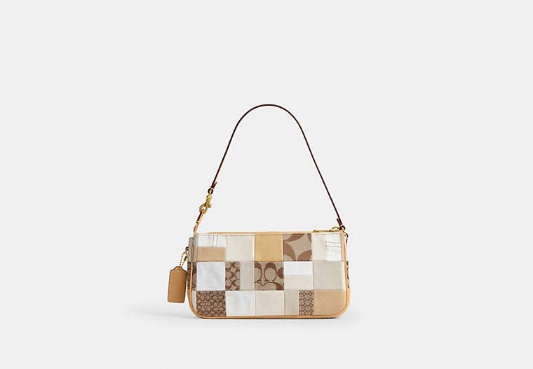 Plaza Bag 25 With Patchwork - Brass/White Multicolor