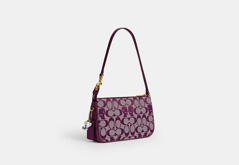 Coach | Brain Dead Plaza Bag In Signature Jacquard - Brass/Plum