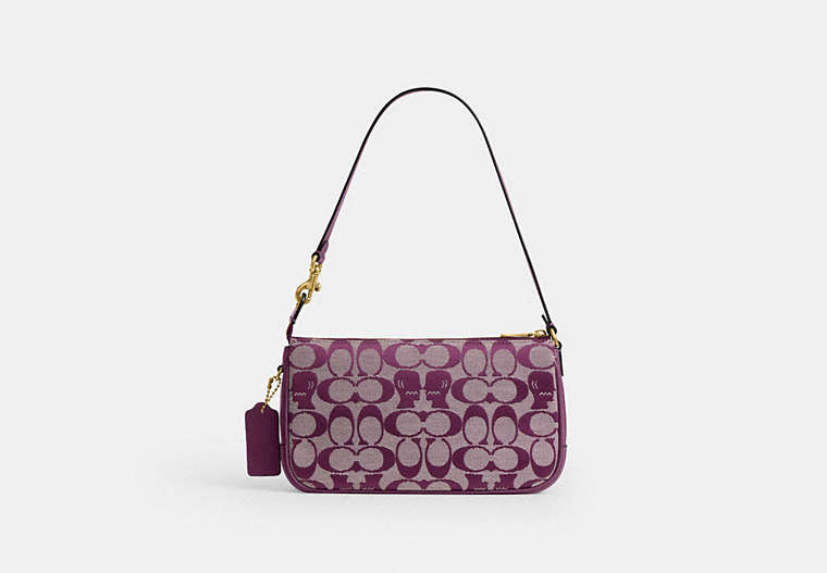 Coach | Brain Dead Plaza Bag In Signature Jacquard - Brass/Plum