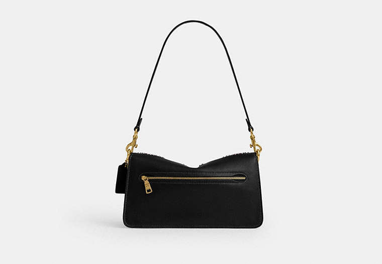Tabby Shoulder Bag 26 With Embroidered Americana - Brass/Black Multi