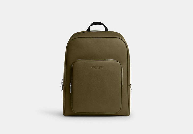 Aiden Backpack - Silver/Olive