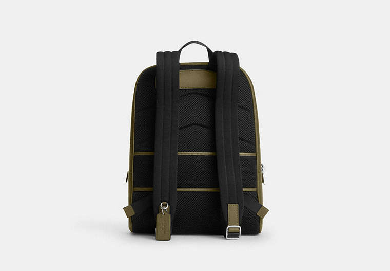Aiden Backpack - Silver/Olive