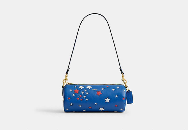 Barrel Bag - Brass/Deep Sky Multi