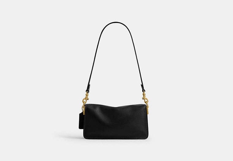 Soft Tabby Shoulder Bag 20 - Brass/Black