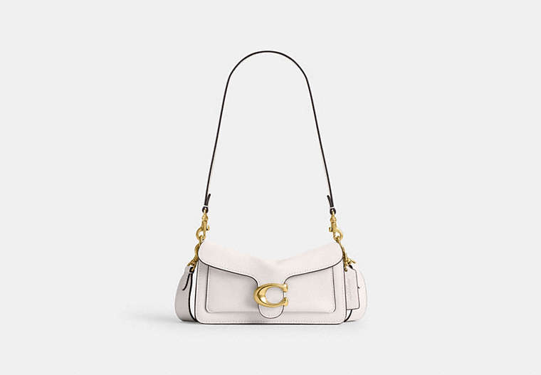 Soft Tabby Shoulder Bag 20 - Brass/Chalk