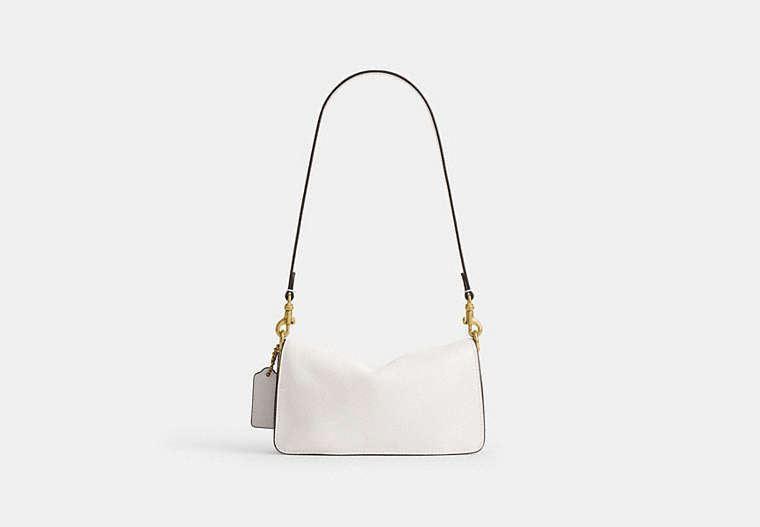 Soft Tabby Shoulder Bag 20 - Brass/Chalk