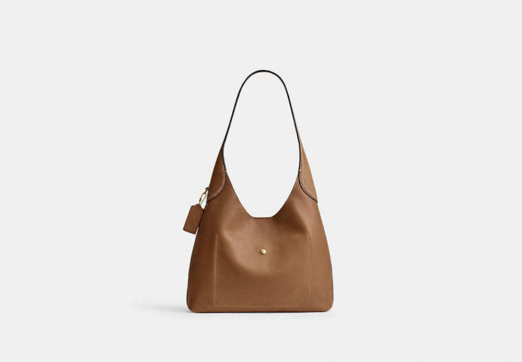 Brooklyn Shoulder Bag 28 - Brass/Honey Brown