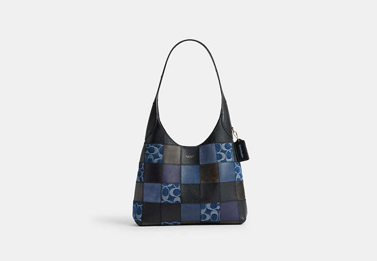 Brooklyn Shoulder Bag 28 - Denim Multi/Black