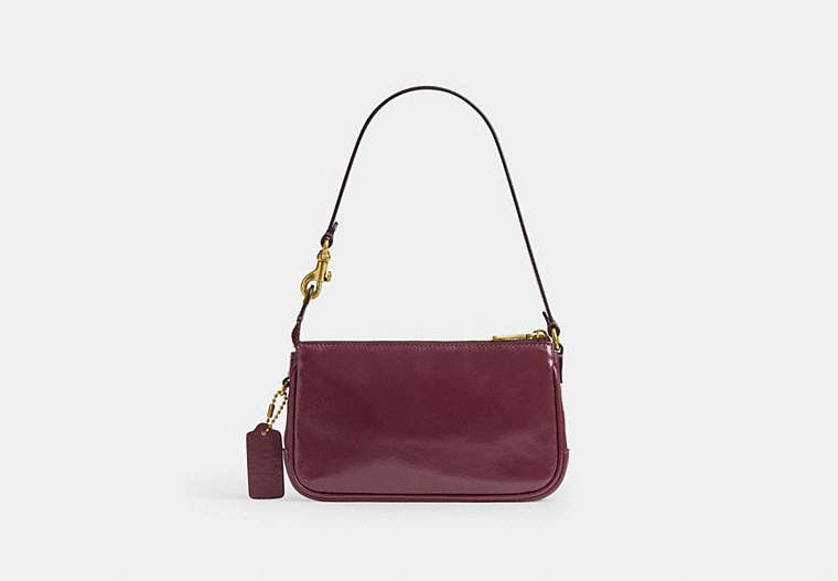 Plaza Bag 18 - Brass/Dark Cherry