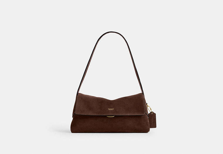 Chelsea Shoulder Bag 26 - Brass/Dark Chocolate