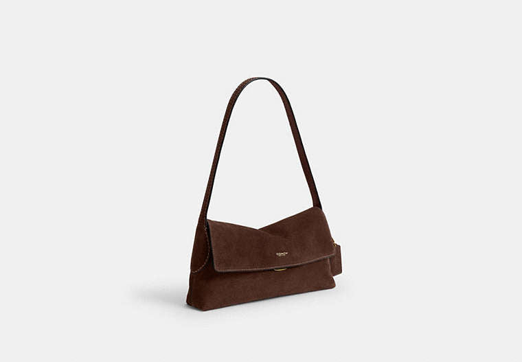 Chelsea Shoulder Bag 26 - Brass/Dark Chocolate