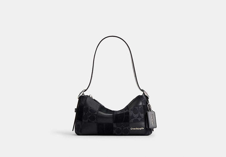 Alter/Ego Small Slouchy Shoulder Bag - Black/Black