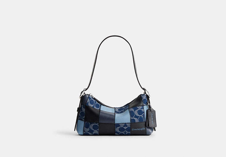 Alter/Ego Small Slouchy Shoulder Bag - Indigo/Black