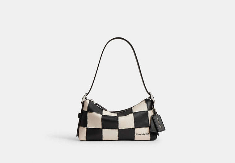 Alter/Ego Small Slouchy Shoulder Bag - Black/Chalk