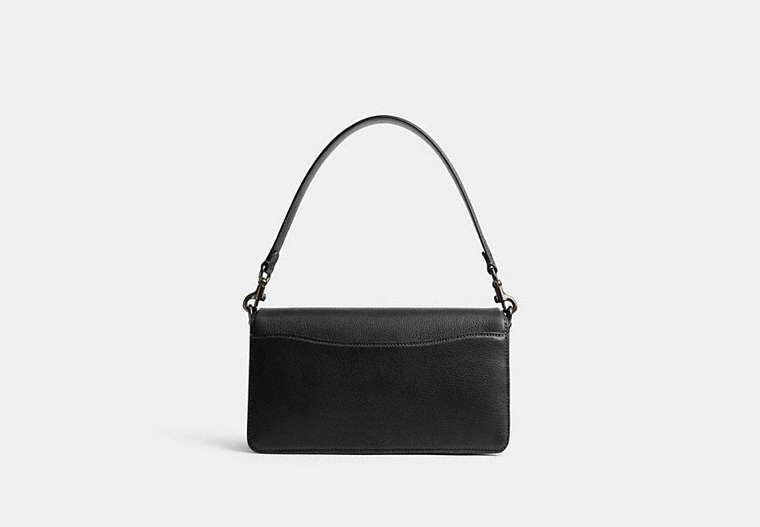 Tabby Shoulder Bag 26 In Signature Canvas - Pewter/Black
