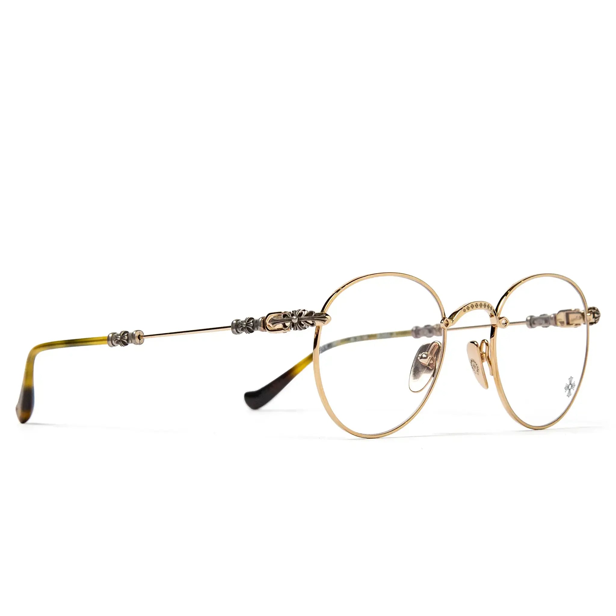 Chrome Hearts Bubba - A Gold Sunglasses
