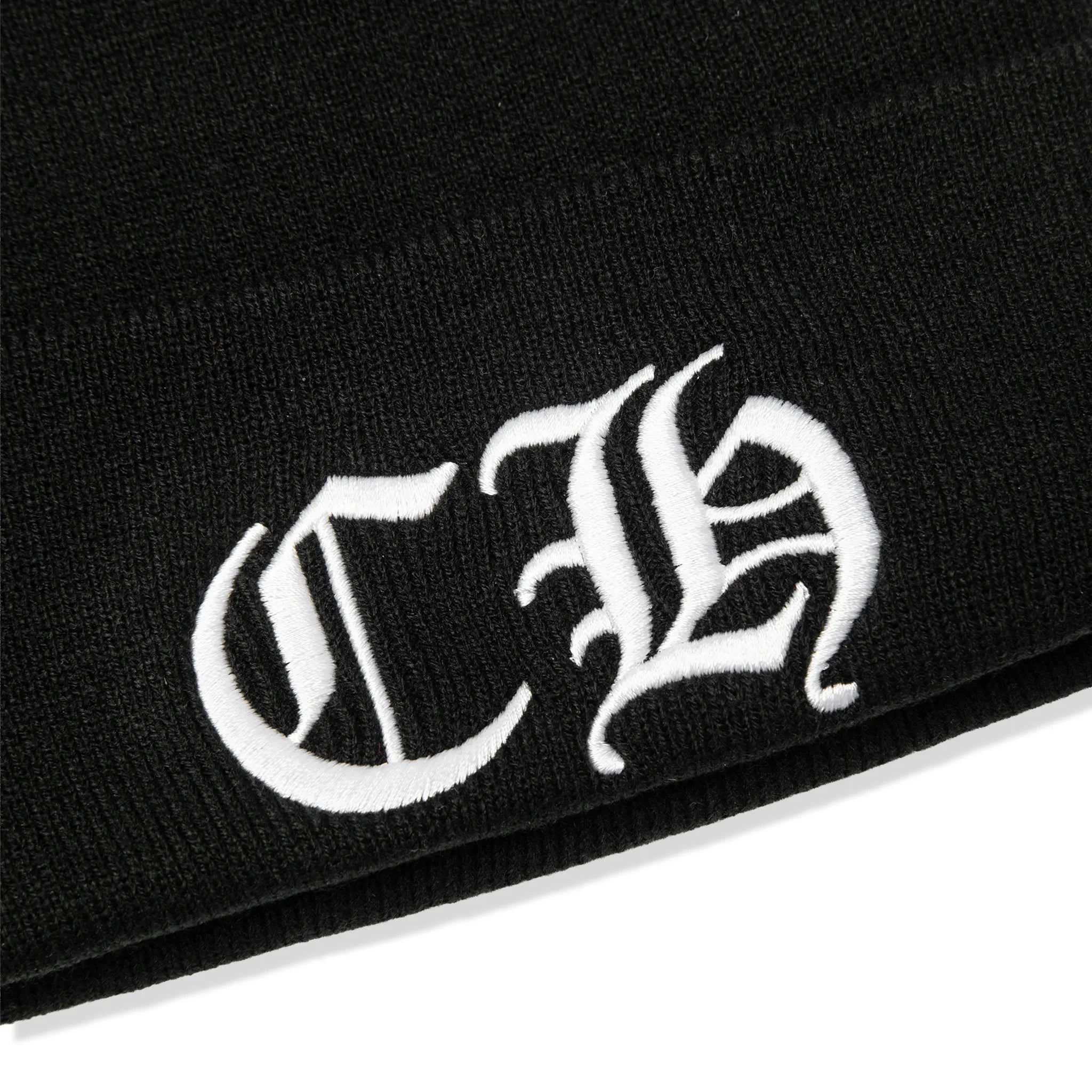 Chrome Hearts CH Logo Black White Beanie