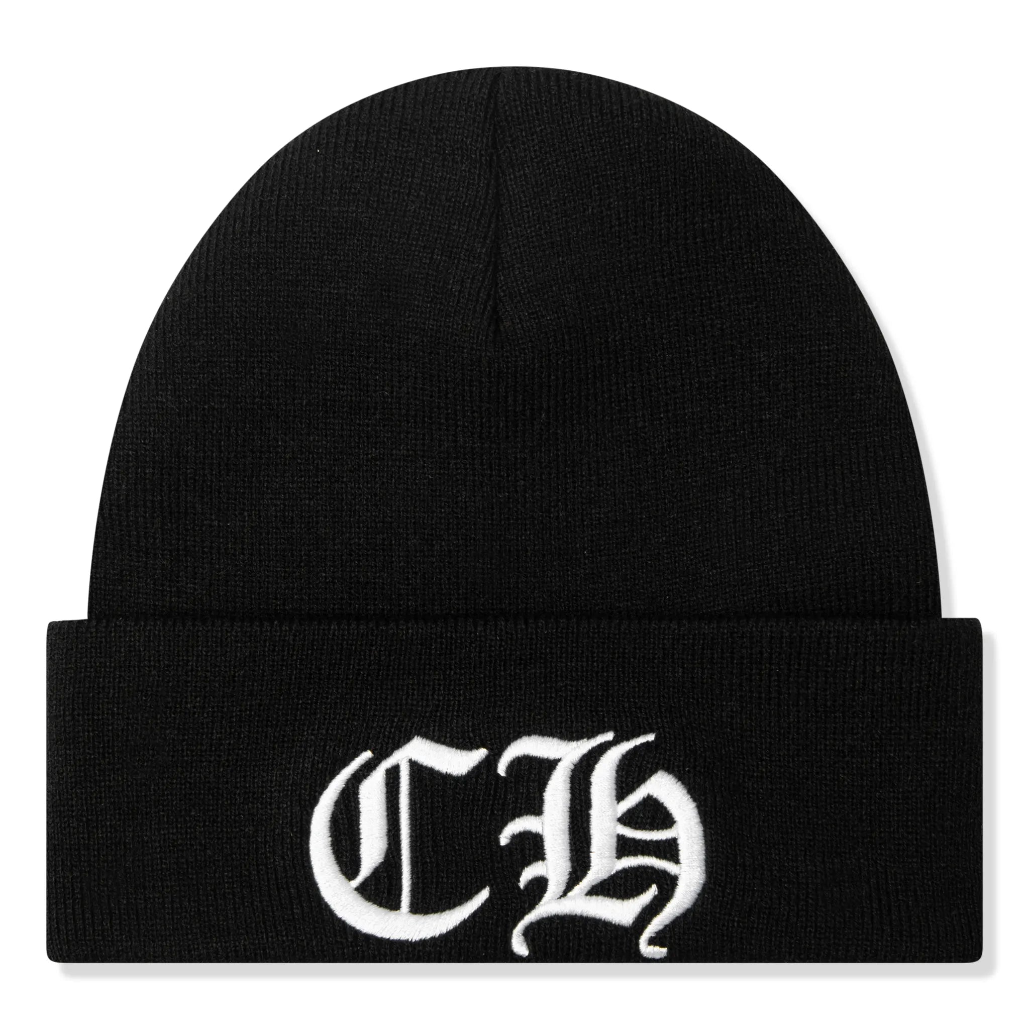 Chrome Hearts CH Logo Black White Beanie