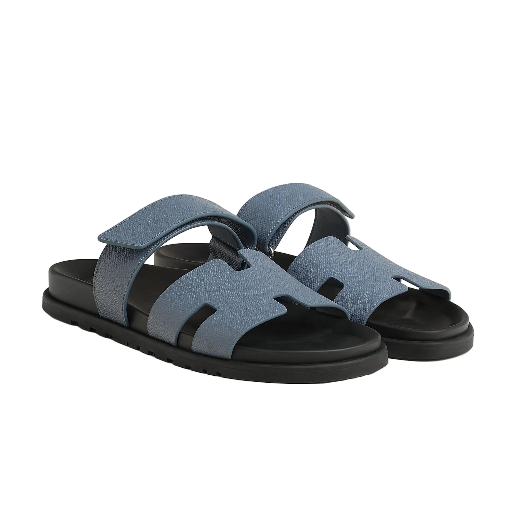 Hermes Paris Chypre bleu grignon Sandals