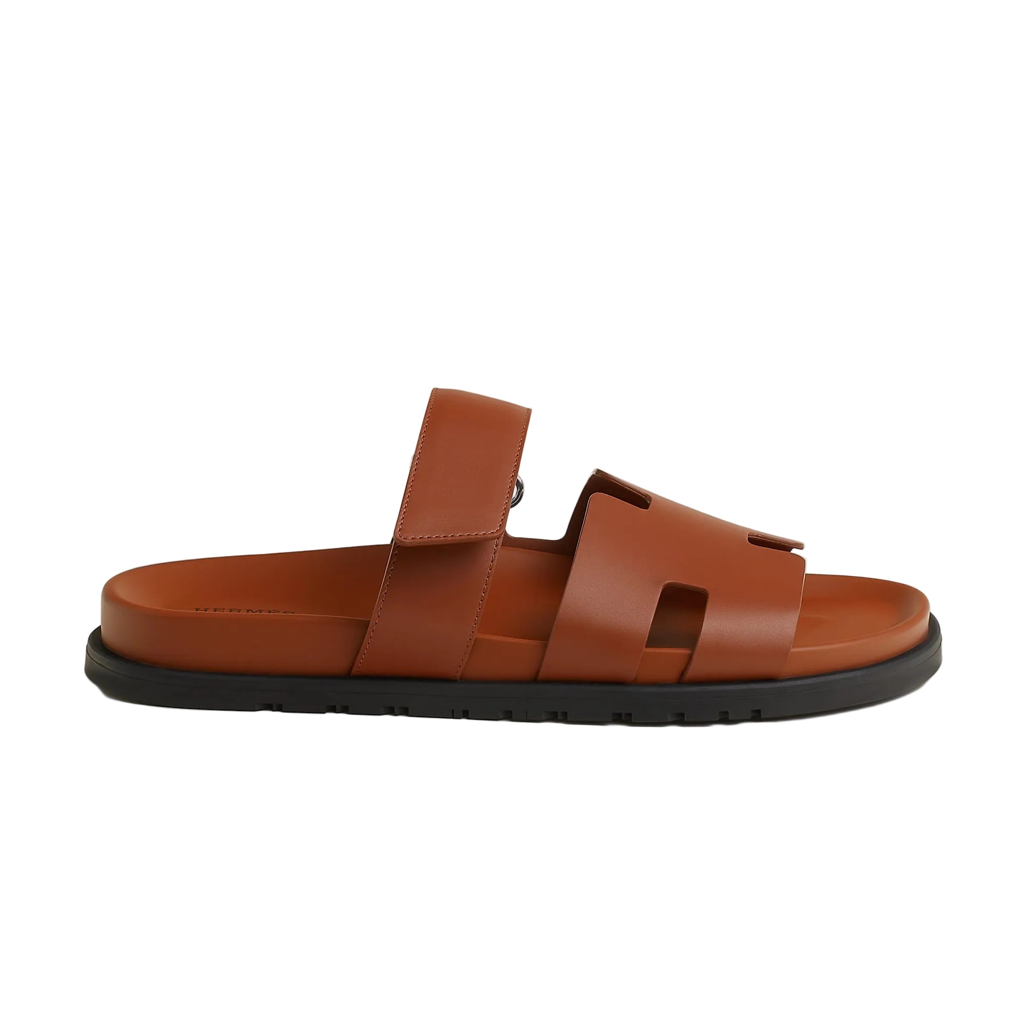 Hermes Paris Chypre marron dore Sandals