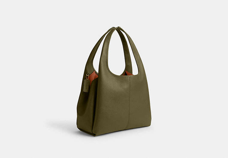 Lana Shoulder Bag - Brass/Olive
