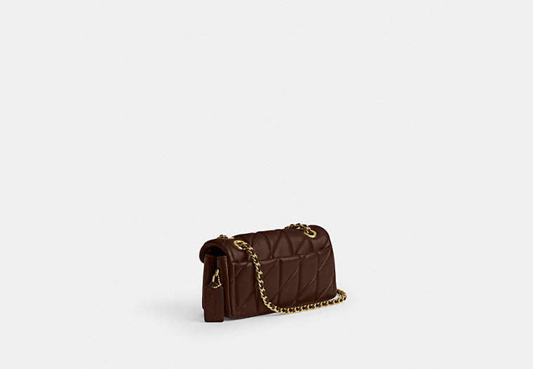 Tabby Shoulder Bag 20 With Pillow Quilting - Brass/Maple