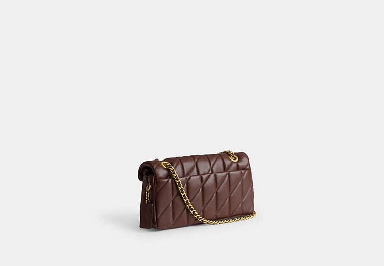 Tabby Shoulder Bag 26 With Pillow Quilting - Brass/Maple
