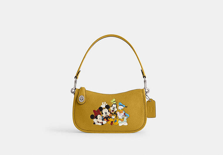 Stadium Swinger Bag - Silver/Flax Multi
