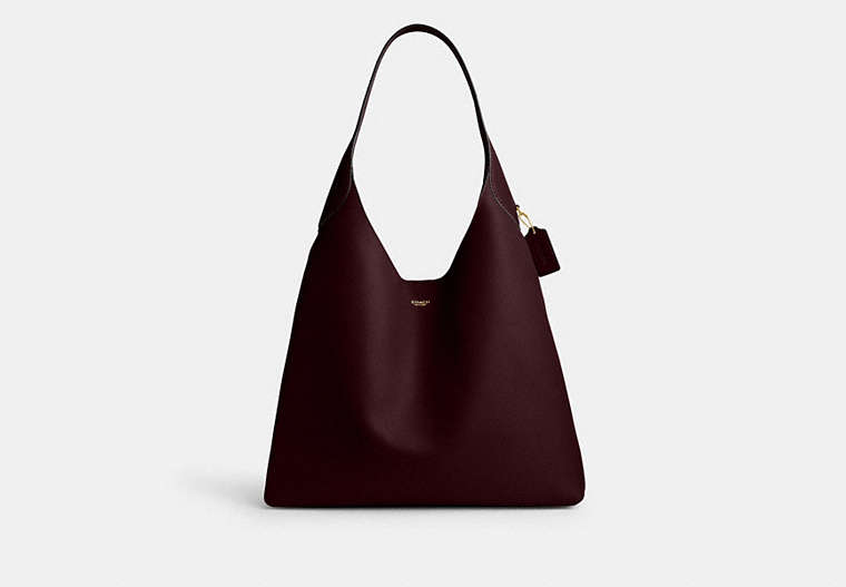 Brooklyn Shoulder Bag 39 - Brass/Merlot