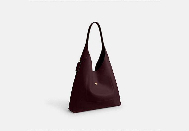 Brooklyn Shoulder Bag 39 - Brass/Merlot